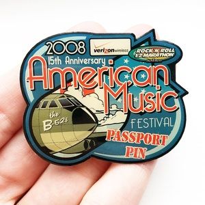 2008 American Music Festival commemorative pin